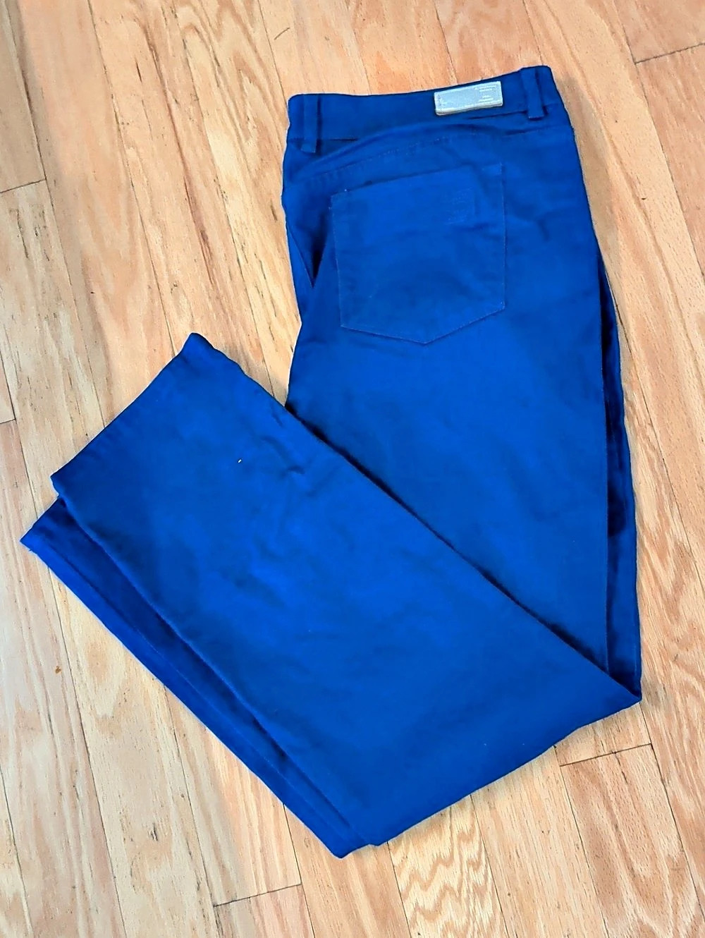 Liz Claiborne Straight Leg Pants Blue Size 16 NWT